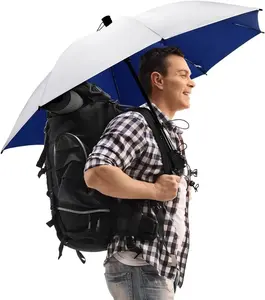 NPOT UV koruyucu Ultralight dağcılık sırt çantasıyla şemsiye eller serbest şemsiye tırmanma yürüyüş için