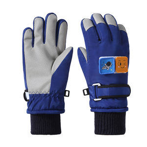 Enfants chaud gants écran tactile en peluche anti-dérapant coupe-vent imperméable extérieur gants équitation vélo <span class=keywords><strong>snowboard</strong></span> enfants gants de ski - Product Image 4
