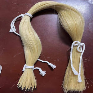 Venta al por mayor accesorios para instrumentos musicales violín <span class=keywords><strong>viola</strong></span> <span class=keywords><strong>violonchelo</strong></span> Erhu bajo arco pelo cola de caballo - Product Image 2