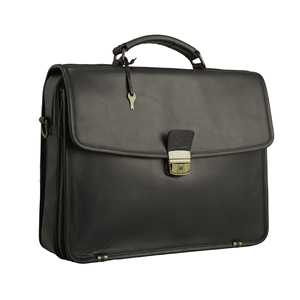 Bolso de cuero para portátil fabricado en India para viajes de oficina corporativa con amplio espacio de almacenamiento y transporte cómodo al mejor precio - Product Image 3