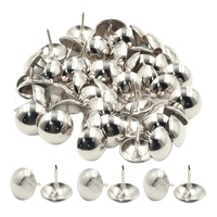 Fabricant vente en gros clous ronds en bronze 11mm punaises clous de tambour en argent meubles en bronze canapé clous à bulles en cuivre