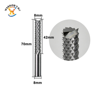 <span class=keywords><strong>Carbide</strong></span> rắn của nhãn hiệu <span class=keywords><strong>PCB</strong></span> Cutter Ngô răng Router bits cho sợi thủy tinh vật liệu composite End phay Cutter - Product Image 6