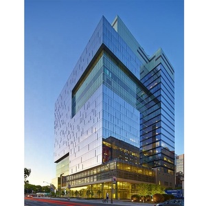 Tòa nhà căn hộ tấm kính cách nhiệt mặt tiền thông gió trang trí tường Rèm Kính Thấp <span class=keywords><strong>E</strong></span> - Product Image 5