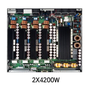 Amplificatore di Potenza Digitale 4200W SNR 115dB Classe <span class=keywords><strong>D</strong></span> Sistema Stereo per Esterni con 92% di Efficienza - Product Image 3