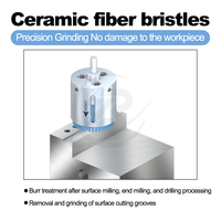 Brosse à débavurer en fibre céramique XEBEC CH-A12-3M-TL |   Haute dureté, résistant à l'usure |   Centre d'usinage CNC compatible |   60 mm