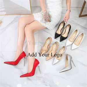Wholesale High Heels Stiletto Heel Patent Leather Upper Pumps Office High Heels Shoes for Women <strong>Job</strong> Shoes - Product Image 2
