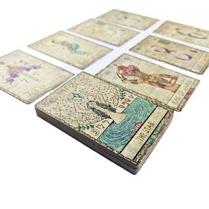 Carte dei Tarocchi Oracolo di Marsiglia Personalizzate - Angoli Arrotondati Resistenti, Finitura Verniciata Ecologica, Confezione in Scatola - Product Image 1
