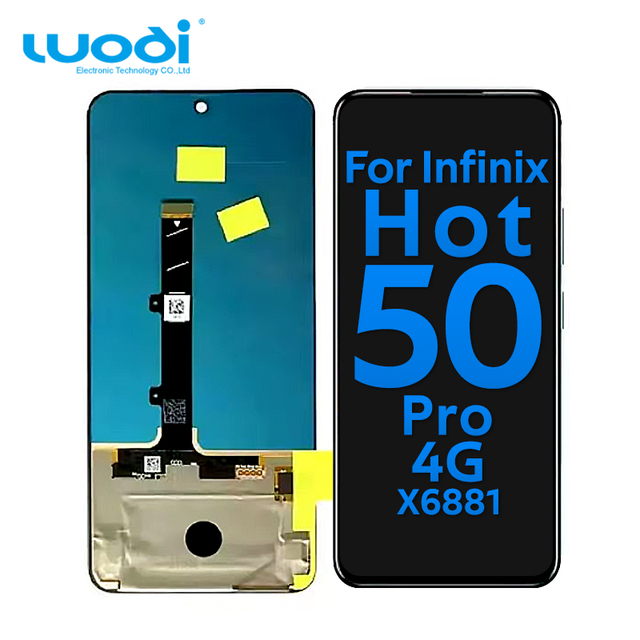 Mobile Phone LCDs for Infinix Hot 50 Pro 4G X6881 Lcd Touch Screen Display for Infinix Replacement Digitizer Accessories