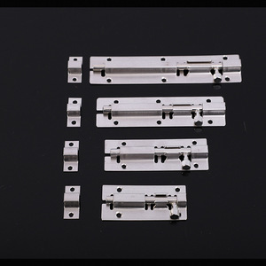 Perno de puerta de acero inoxidable para montaje en superficie, 10 pasadores de alta resistencia, fácil instalación, diseño minimalista - Product Image 2