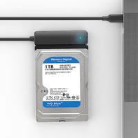 Kabel Data SATA Hard Drive Grosir Pabrik Sumber USB 3.0 ke SATA 2.5-inci Pengisian Cepat Kabel Tembaga Berlapis Timah Pipih