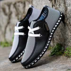 Cina fabbrica di moda a basso prezzo durevole stringato antiscivolo da uomo scarpe da corsa sportive e Sneakers - Product Image 5