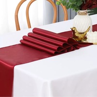 Nappe rectangulaire moderne unie en fibre écologique, finition lisse, pour mariages, banquets, anniversaires, décorations de table familiale