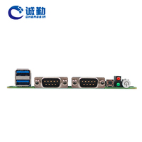 OEM 8th Gen Celeron J4125 nano-itx Motherboard 2 Lan 6 * COM VGA/HD mesin penjual otomatis X86 papan induk PC Panel industri tanam