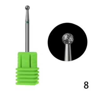 Brocas de Diamante para Uñas, Brocas Rotatorias de Grano Fino para Limpiar Cutículas, Brocas para Manicura, Accesorios para Máquinas de Taladro - Product Image 2