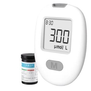 Bandelettes de test pour analyseur d'acide urique Aiol U23, 25 unités, pour le dépistage de la goutte à domicile - Product Image 1