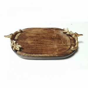 Bandeja para servir platos superiores, bandeja para servir aperitivos, Pasta o comida, bandeja para servir cena o postre, bandeja para servir Catering, mesa de comedor usada - Product Image 1