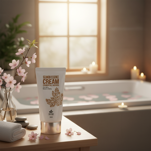 Crema Esencial SEUNGBI 50ml, Cosmético Coreano Antiedad, Antiarrugas, Blanqueador, Hidratante, Nutritivo y Reafirmante para el Cuidado de la Piel, Estilo Oriental - Product Image 3