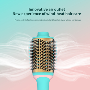 Sèche-cheveux ionique 3-en-1 interchangeable, volumateur et <span class=keywords><strong>brosse</strong></span> à boucler, styler à air chaud pour hôtels - Product Image 5
