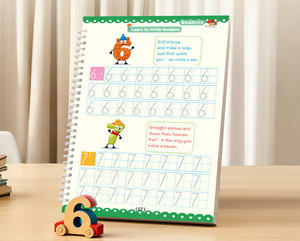 Offre Spéciale : <span class=keywords><strong>Cahiers</strong></span> Magiques en Gros – Cahier d'Exercices Personnalisable à Rainures pour le Contrôle du Stylo – Livre d'Apprentissage pour Enfants avec Écriture Disparaissante - Product Image 3