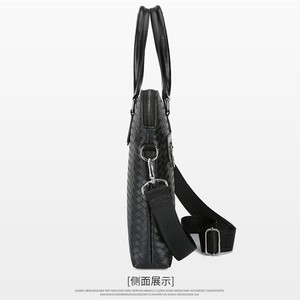 Bolso de Mano Cruzado Vintage para Negocios, Maletín con Cierre para Verano, Bolso de Hombro de Cuero Vacuno para Hombre Bolsa para portátil. - Product Image 1