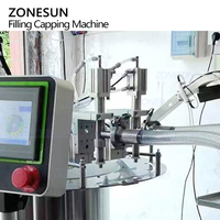 Machine de capsulage de remplissage de poche de bec liquide de quantification rotative automatique de ZONESUN ZS-ZLFC2