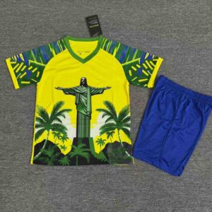 Maglie da Calcio per Bambini in Fibra di Poliestere di Alta Qualità Economiche 25-26 <span class=keywords><strong>Kit</strong></span> Uniforme da Calcio - Product Image 4