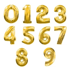 32 Inch Aluminum Foil Birthday Wedding Party Decoration Birthday Balloon Number Balloon 0-9 Christmas Decoration - Product Image 4