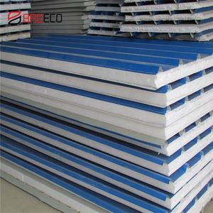 Facile à installer, résistant à l'eau, <span class=keywords><strong>isolation</strong></span> thermique, faible coût, panneau sandwich en acier de 0,5 mm, surface en EPS, toiture - Product Image 4