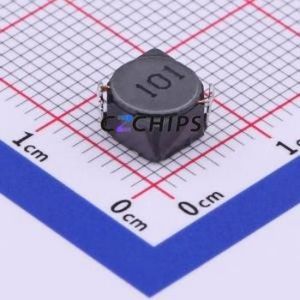 YPRH6D38-101M ตัวเหนี่ยวนำไฟฟ้าแบบ SMD, 6.7x6.7 มม. ( ค่าความเหนี่ยวนำ: 100uH ) ( ความแม่นยำ: 20% กระแสไฟฟ้าที่กำหนด: 650mA ) - Product Image 1