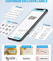 Phomemo Label Maker Q30 Machine portative d'autocollant thermique sans encre avec plusieurs bandes d'étiquettes Mini imprimante portable à la maison en gros