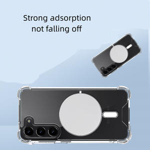 เคสโทรศัพท์แม่เหล็ก TPU 1.5มม., สำหรับ Samsung S25 S24 S23 FE S21 S20 S10 S9 S8 Plus ฝาครอบป้องกัน Note 20 10 - Product Image 5