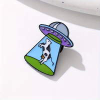 Broche en métal pour vêtements, sac à dos et jean, alliage durable avec design personnalisé, cadeau idéal pour les amateurs d'art
