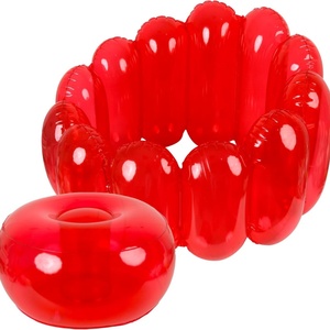 PVC Inflatable <b>Chair</b> 75*56 CM <b>Orange</b> Red Yellow Green Colors Sofa Seat Furniture for Home Yard Party Camping - Product Image 5