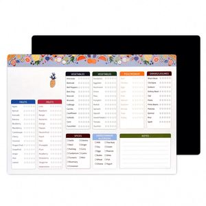 Ecofriendly Custom Paper Pvc Magnetic <b>Sheets</b> Refrigerator A4 Printed Flexibed Food Timetable Fridge Magnet - Product Image 3