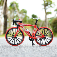 Modèle de Vélo de Montagne Pliant en Alliage de Simulation, Ornement de Vélo pour Enfants Unisexe, Échelle 1:5, 8-13 Ans, Vente en Gros, Livraison Directe