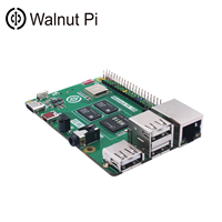 Carte de développement Mini PC OEM en panneau de particules noyer Pi 1B avec 1 Go de RAM DDR3, Allwinner H616, WiFi, fabriquée à Guangdong, Chine