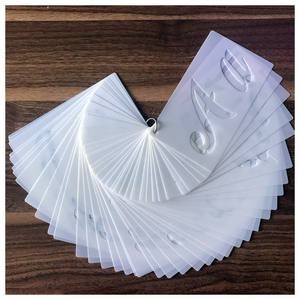 Bonvan marca Scrapbooking Pittura FAI DA TE <span class=keywords><strong>Disegno</strong></span> Stencil mestiere <span class=keywords><strong>Lettera</strong></span> e Il Numero di Alfabeto Stencil - Product Image 6