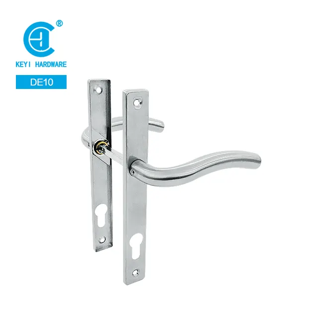 KEYI Hardware DE-10 Stainless steel 304 sliding glass door lever handle door handle lock