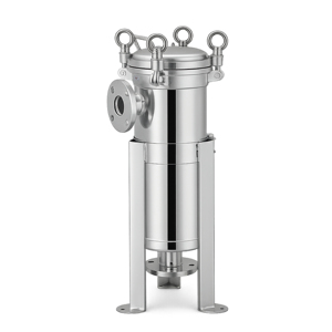 Carcasa de filtro de bolsa de alta presión con pernos oscilantes de 10 bar de acero inoxidable para aplicaciones químicas y de pretratamiento por ósmosis inversa - Product Image 2