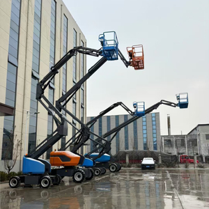 चार-पहिया बूस्ट लिफ्ट Lifter10m-20m हवाई कार्य मंच तौलेबल डीजल इलेक्ट्रिक बैटरी पावर के साथ चार पहिया बूस्ट लिफ्ट - Product Image 2