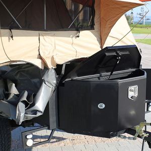 Conquer Falcon, Remolque Portátil de Aluminio <span class=keywords><strong>para</strong></span> <span class=keywords><strong>Caravana</strong></span>, Mini Remolque Móvil <span class=keywords><strong>para</strong></span> Acampar, Remolque de Viaje por Carretera <span class=keywords><strong>para</strong></span> Aventuras en la Carretera - Product Image 6