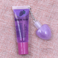 OEM ODM OBM Private Label 24 stuks Hydraterende Hartvormig Liefdesdesign Nieuwe Fruit Charm Transparante Kleurloze Lip Olie