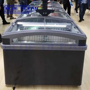 Pantalla de puerta de vidrio Low-E de alta calidad para congelador de Isla de supermercado temperatura única al por mayor <span class=keywords><strong>barato</strong></span> - Product Image 4