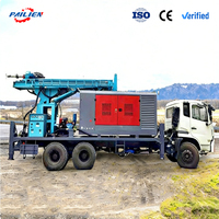 Foreuse rotative industrielle montée sur camion pour puits d'eau et machines de forage pour puits profonds