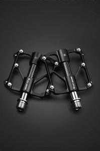 DELANHUWI Triple Perrin BMX Pédales pour Route <span class=keywords><strong>VTT</strong></span> Titane Essieux <span class=keywords><strong>En</strong></span> Fiber De Carbone Pliant Caractéristique Bagues <span class=keywords><strong>En</strong></span> Alliage D'aluminium - Product Image 5