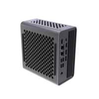 FA80G Mini Workstation, AMD Ryzen 7 9800X3D + RTX 5090M 24G, 5-schermuitvoer & 2.5G Dual LAN, AM5 Ultra Compact Gaming PC