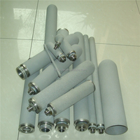 Haute pression fritté poreux en acier inoxydable 316L pierre d'aération de l'air Micro Parger diffuseur à bulles fines