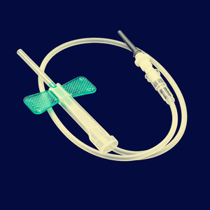Aprobado por la CE, Set de Extracción de Sangre Estéril con <span class=keywords><strong>Aguja</strong></span> de Mariposa de Seguridad de Dos Alas 21G/23G para <span class=keywords><strong>Vacutainer</strong></span>, Apto para Uso Animal - Product Image 3