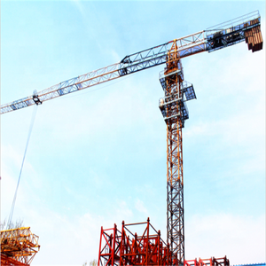 Grue à tour de chantier 8 tonnes 10 tonnes de marque chinoise à toit plat pour chantier de construction - Product Image 2