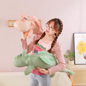 Tortue rose verte jouets en peluche tortue coussin doux Oogway oreiller dossiers tortue aux grands yeux poupées en peluche cadeau pour enfants - Product Image 2